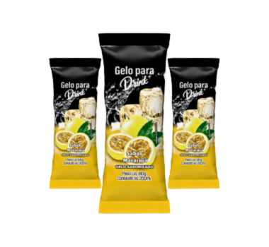 Gelo Sabor Maracujá 250 gr Rio Novo