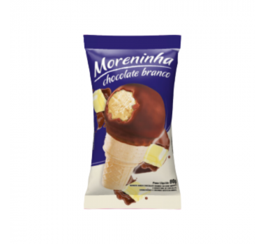 Saquinho Moreninha Chocolate Branco 250g Rio Novo