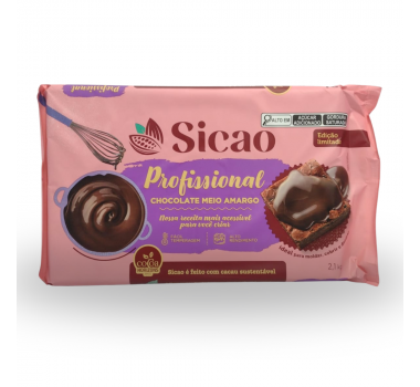 SICAO CHOC PROF. MEIO AMARGO 2,1 KG