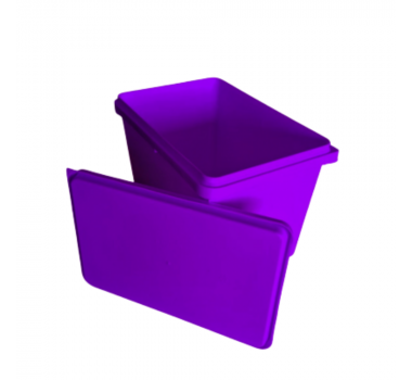 Balde Roxo 5 Litros Com Tampa Emann