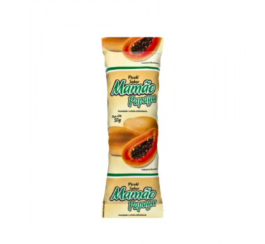 Saquinho Picolé Mamão Papaya Bopp  250g Rio Novo