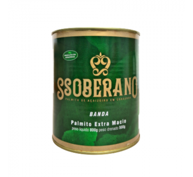 Palmito Açai em Banda 500g SSoberano