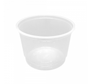 Pote transparente redondo 200 ml com 50 un Kopus