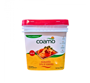 Margarina 50% Com Sal 14,5 Kg Coamo