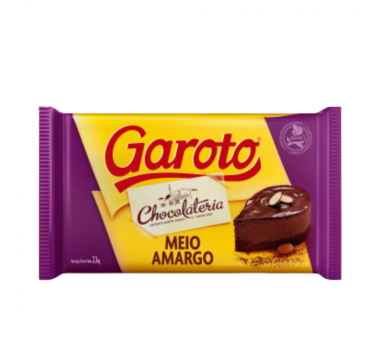 Chocolate Garoto Meio Amargo 2.1 KG