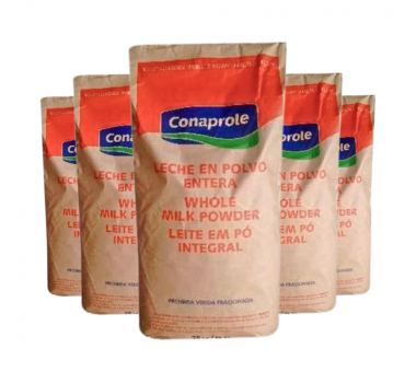 Kit 5 Leite em Pó Integral Conaprole 25 Kg