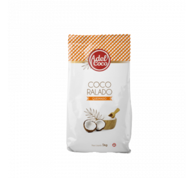 Coco Flocos Queimado 5 kg Adel Coco