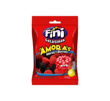 Balas de Gelatina Amora Fini 250g