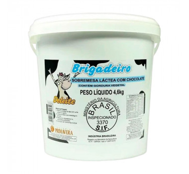 Base para Cobertura e Recheio Chocolate Brigadeiro Deleite 4,6 Kg