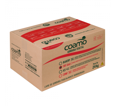 Gordura Vegetal Fritura Coamo Fry 600 24 Kg