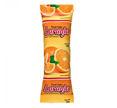 Saquinho Picolé  Laranja Bopp 250g Rio Novo