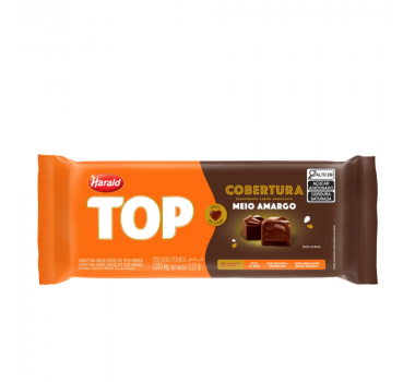 Cobertura Meio Amargo 1,01kg TOP Harald