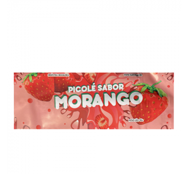 Saquinho Picolé Morango Riacho Bopp 200g
