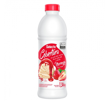 Cobertura  Sabor Morango 1,3 Kg Selecta