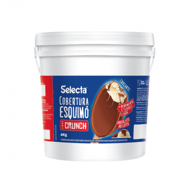 Cobertura Skimo Chocolate Crunch Duas Rodas 4 KG