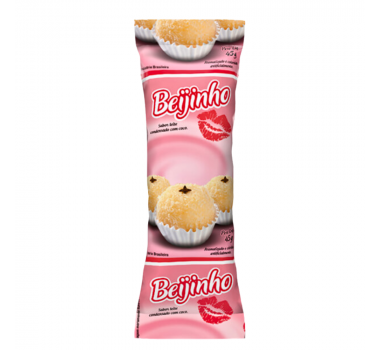 Saquinho Picolé Beijinho Bopp 250g Rio Novo