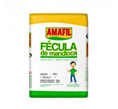 Fecula De Mandioca 25 Kg Amafil