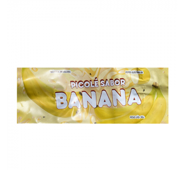 Saquinho Picolé Banana 200g Riacho Bopp