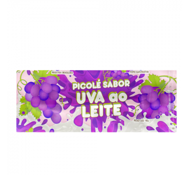 Saquinho Picolé UVa Ao Leite Riacho Bopp 200g