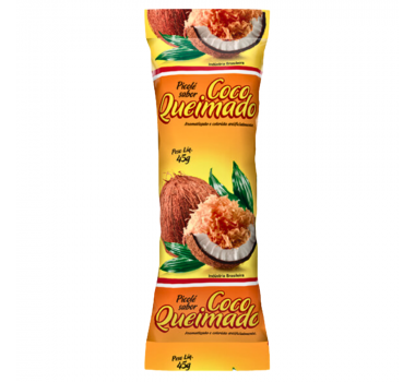 Saquinho Picolé Coco Queimado Bopp 250g Rio Novo