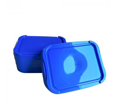 Tampa Azul para pote 2 lt Rioplasctic c/ 480 un