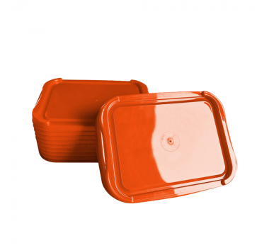 Tampa Laranja para pote 2 lt Rioplasctic c/ 480 un