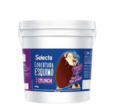 Cobertura Skimo Meio Amargo Crunch Duas Rodas 4 KG