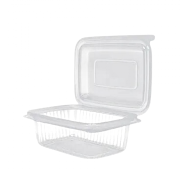 Kit pote retangular 1 lt com 24 un Rioplastic