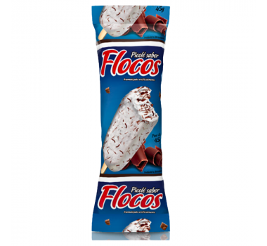 Saquinho Picolé Flocos Bopp 250g Rio Novo