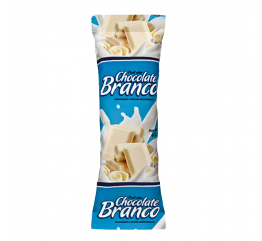 Saquinho Picolé Chocolate Branco Bopp 250g Rio Novo