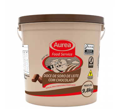 Soro De Doce De Leite Com Chocolate Áurea 9,8 Kg