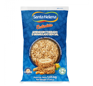 Amendoim Santa Helena Granulado sem sal 1,05 Kg