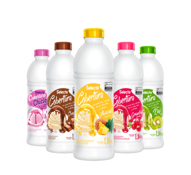 Cobertura para sorvete 1,3 kg Selecta(Taça)