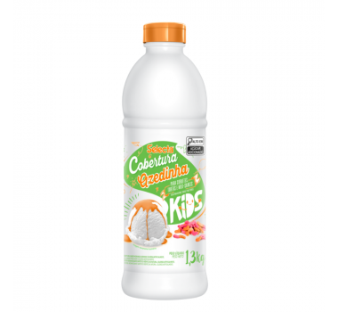 Cobertura sabor Morango Azedinha 1,3 kg Selecta Kids