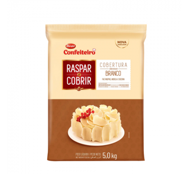 Cobertura Branco 5kg Raspar e Cobrir Conf Harald
