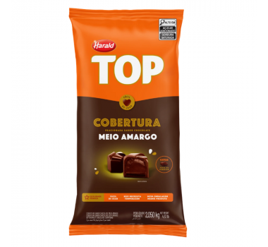 Cobertura GTS Meio Amargo 2,05kg TOP Harald