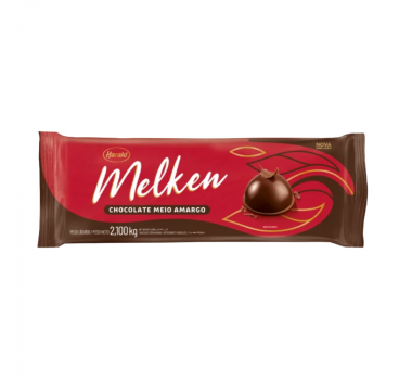 Chocolate Meio Amargo 2,100kg Melken Harald