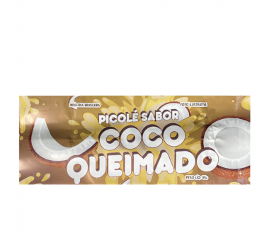 Saquinho Picolé Coco Queimado 200g Riacho Bopp