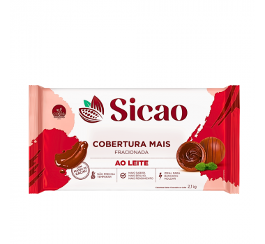 Cobertura Ao Leite 2,1kg Sicao