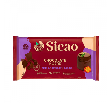 Chocolate Meio Amargo 2,1kg Sicao