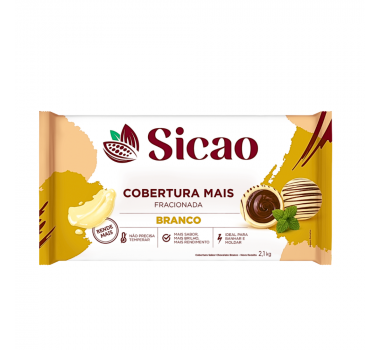Cobertura Branco 2,1kg Sicao