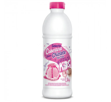 Cobertura sabor Chiclete 1,3 kg Selecta Kids