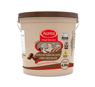 Soro De Doce De Leite Com Chocolate Áurea 4,8 Kg