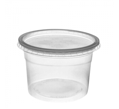 Kit pote+tampa 380 ml  com 25 un Rioplastic