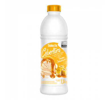 Cobertura sabor Banana Caramelizada 1,3 kg Selecta