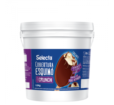 Cobertura Skimo Meio Amargo Crunch Duas Rodas 12 KG