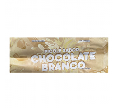 Saquinho Picolé Chocolate Branco 200g Riacho Bopp