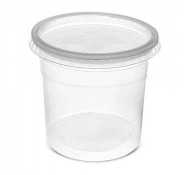 KIT POTE+TAMPA 1,8 lt  COM 15 UN RIOPLASTIC