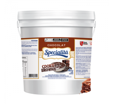Creme Cookie Brownie 4 kg Specialitá Chocolat 