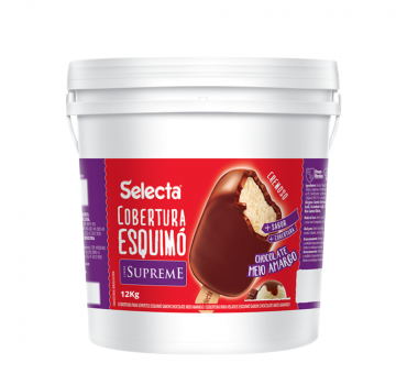Cobertura Skimo Meio Amargo Supreme Duas Rodas 12 Kg